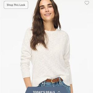 J. Crew light Khaki Knit beach Sweater